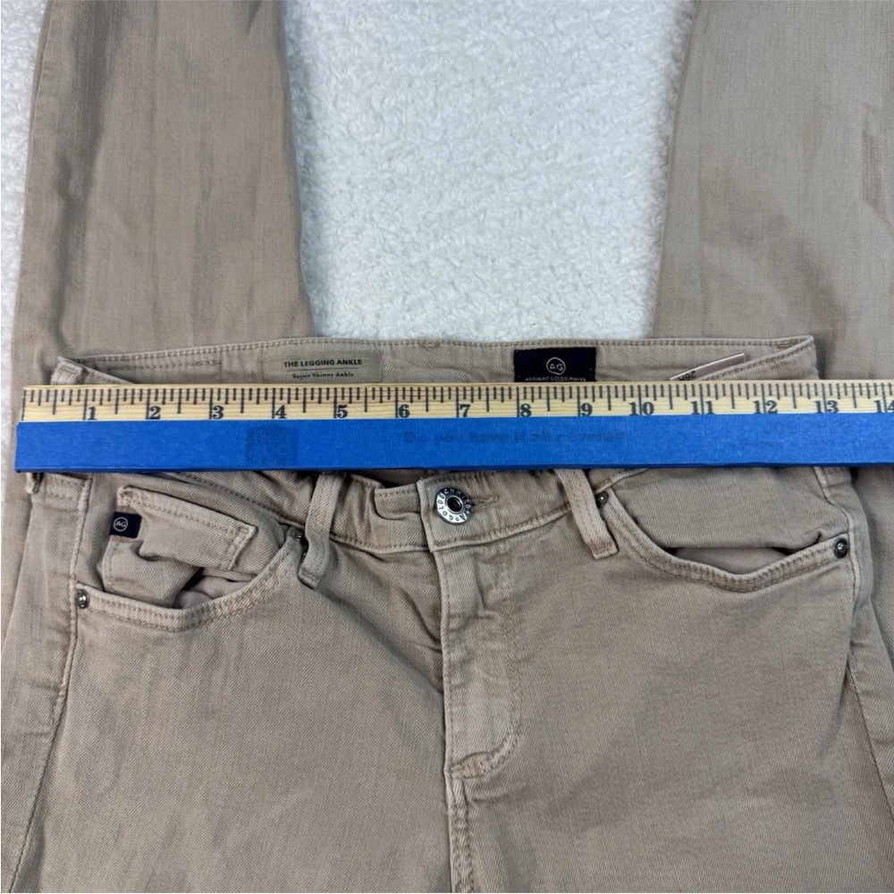 AG Adriano Goldschmied The Legging Ankle Super Skinny‎ Jeans Beige Size 26R - Picture 6 of 10